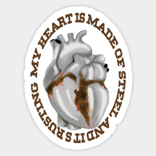 Heart of Steel Sticker